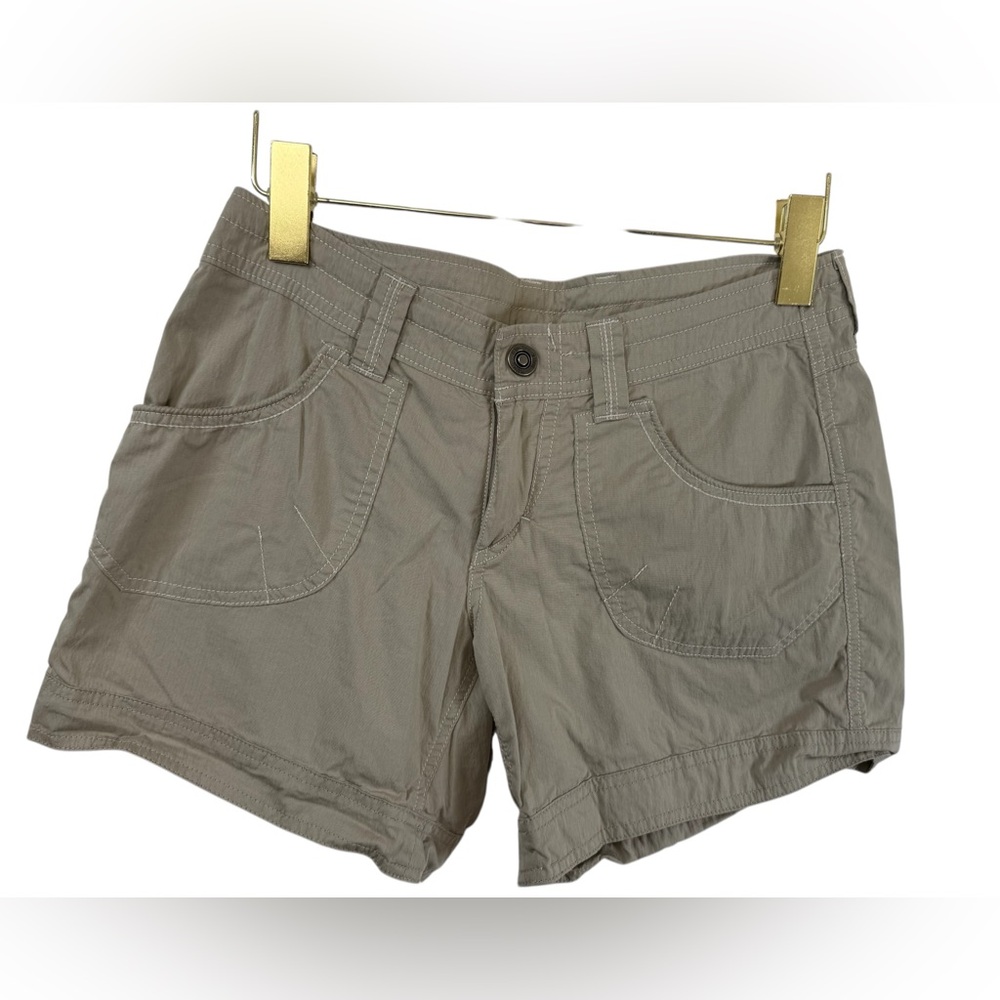 KÜHL Kontra Hiking Shorts Women’s Size 2 Gray Lightweight Outdoor Travel Trail